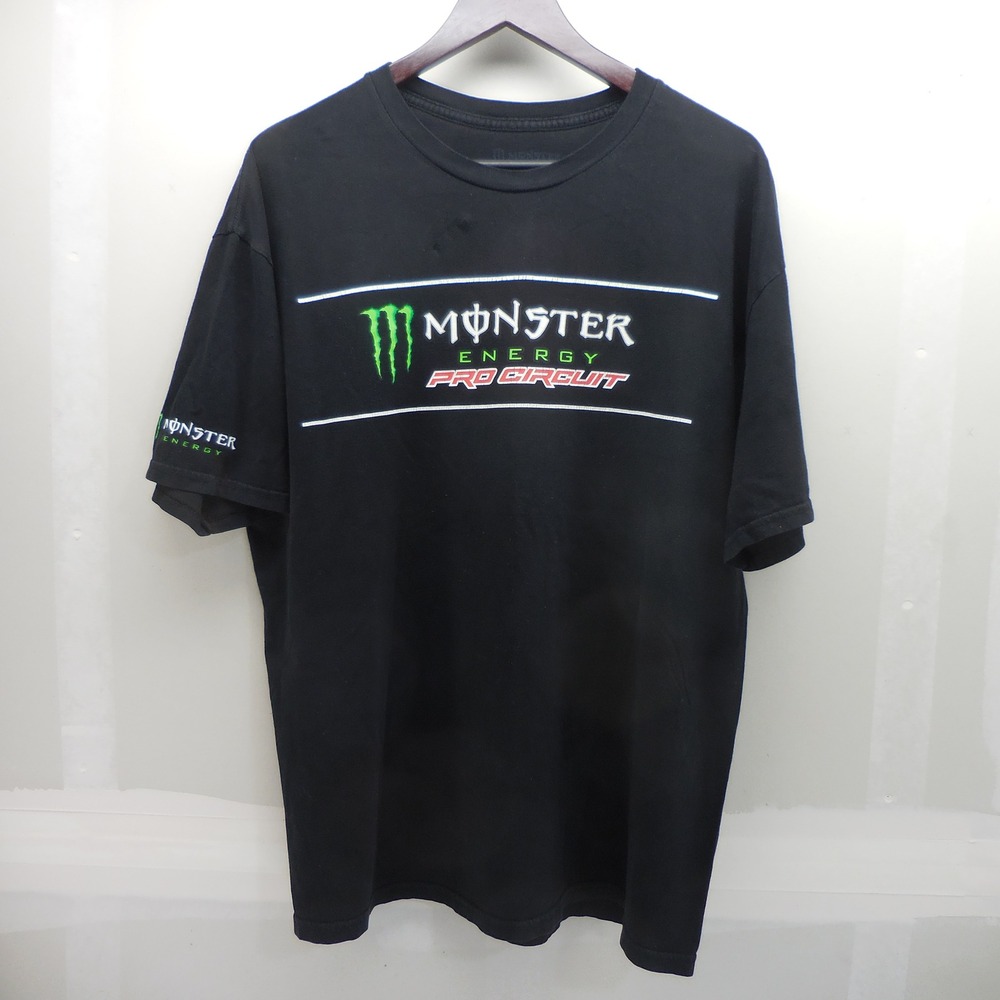 Monster Energy Pro Circuit Racing T-Shirt Mens XL Black Short Sleeve Motocross